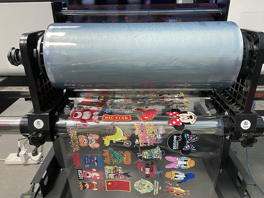 UV DTF Crystal Label Printer Digital Printing Tx800 Xp600 Print Head Cold Transfer Sticker Machine All In One Printer